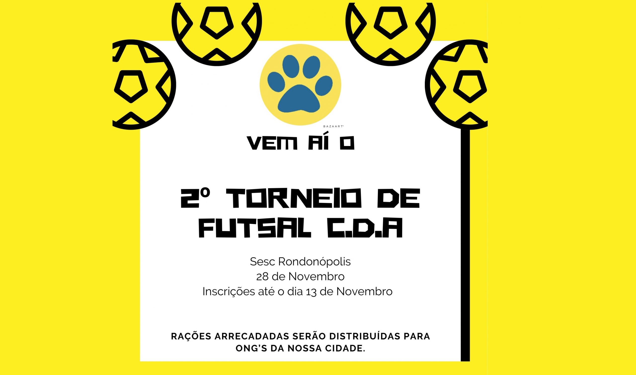 Rondonópolis | Cantinho da Adoção realizará o Segundo Torneio de Futsal para arrecadação de fundos