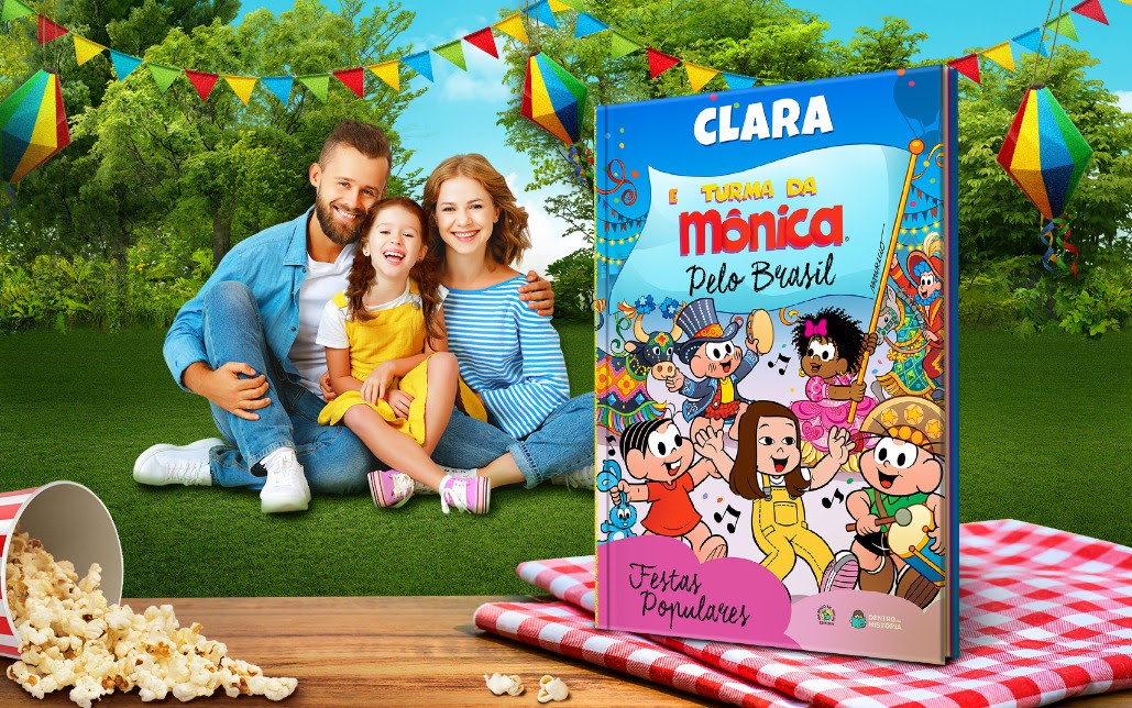 “Turma da Mônica pelo Brasil – Festas Populares” é o lançamento da “Dentro da História” que dá sequência à nova coleção da turminha na plataforma