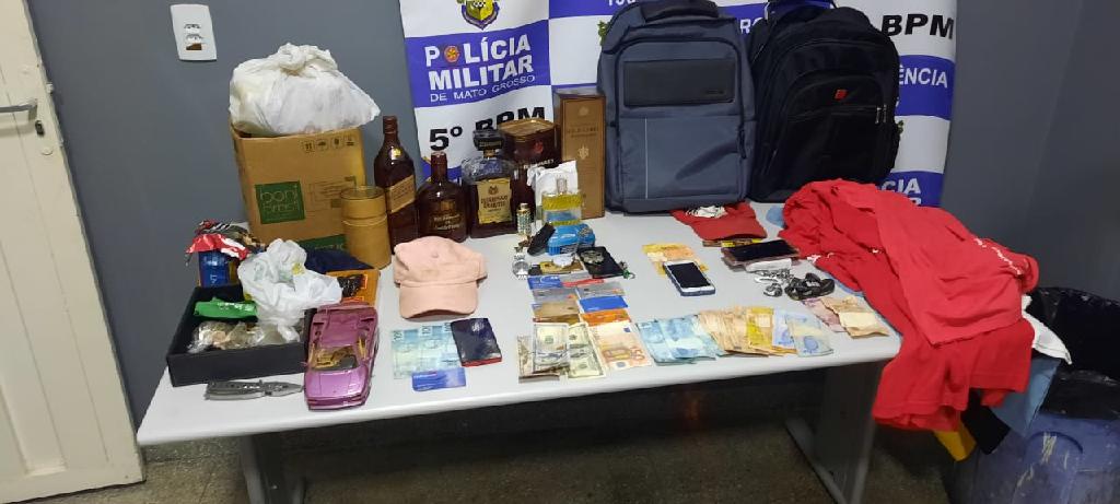 Rondonópolis | Quadrilha é presa em festa após roubo à residência