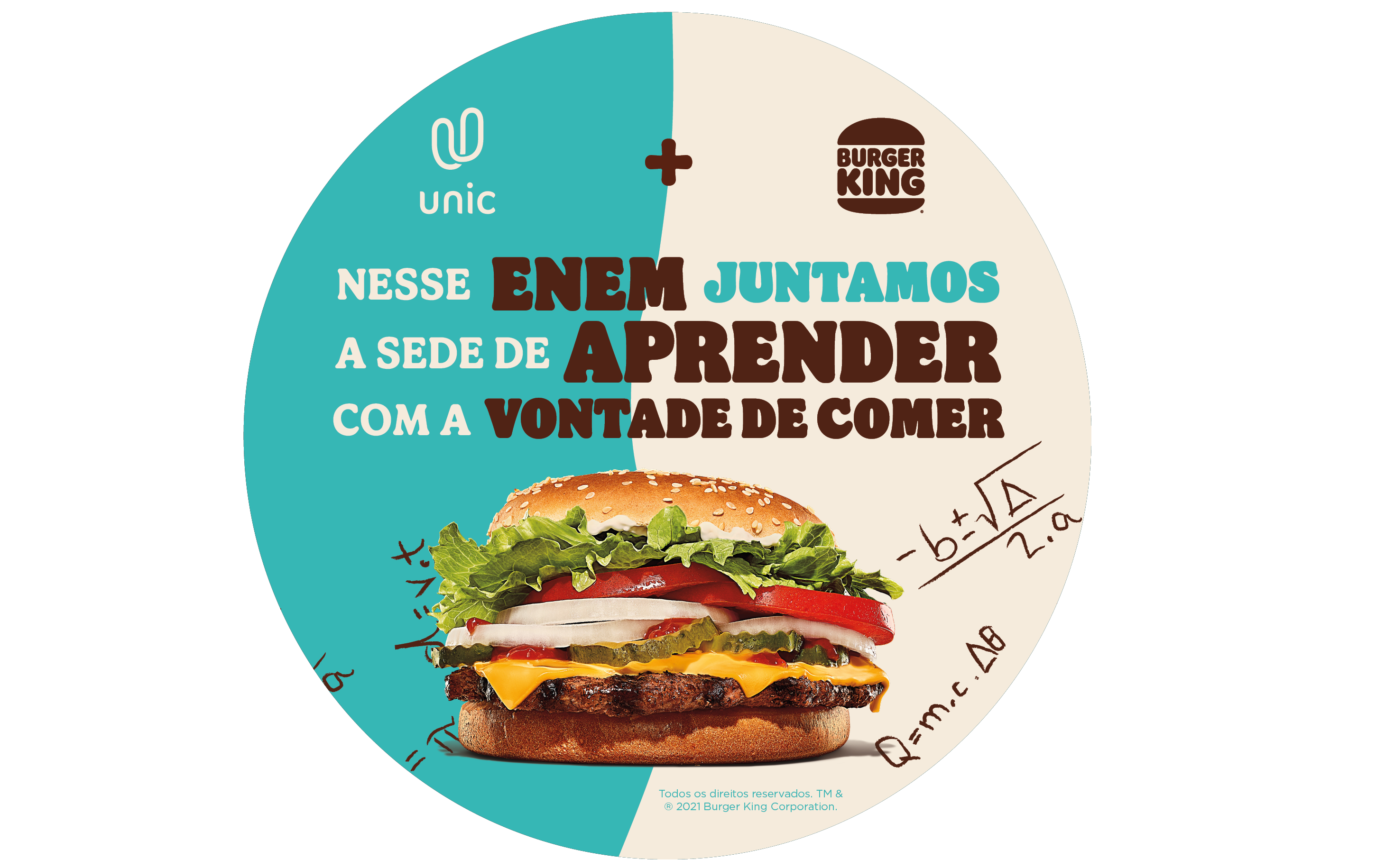 Unic e Burger King vão oferecer cupons de descontos a candidatos do Enem em Mato Grosso