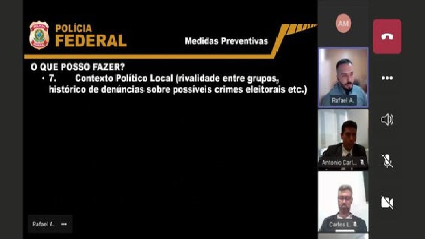 Juízes Eleitorais, autoridades da PF, PRE e do MPE se reúnem para falar sobre a segurança nas eleições 2022 e metas processuais