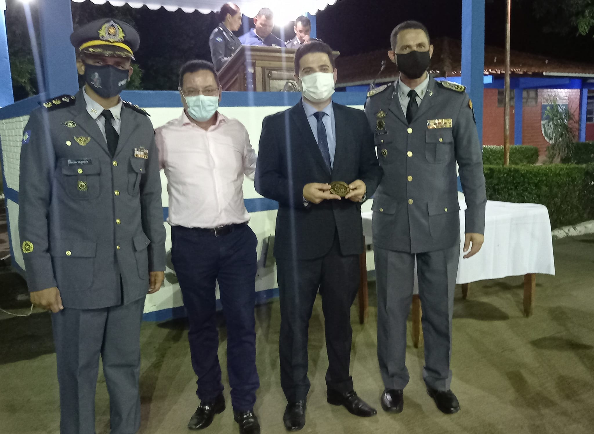Presidente da FCDL/MT é homenageado pela Academia de Policia Militar de MT
