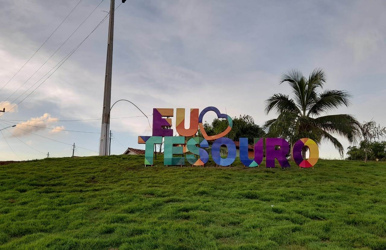 Entrada do município de Tesouro está sendo totalmente revitalizada 
