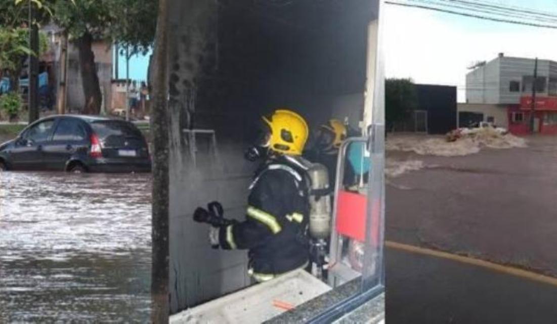Forte temporal causa diversos estragos em Nova Mutum