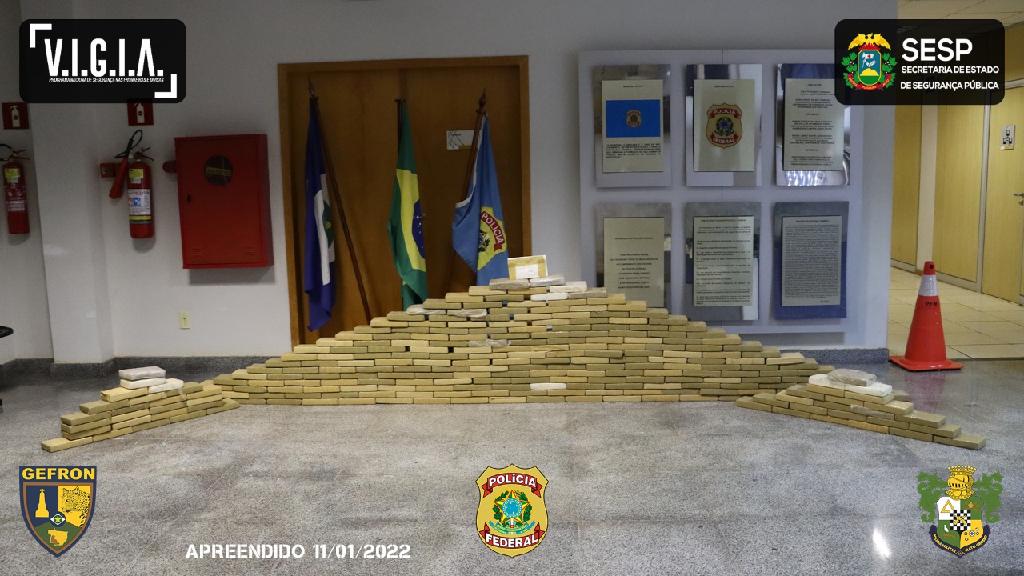 Mato Grosso | Ação conjunta apreende 272 kg de cocaína