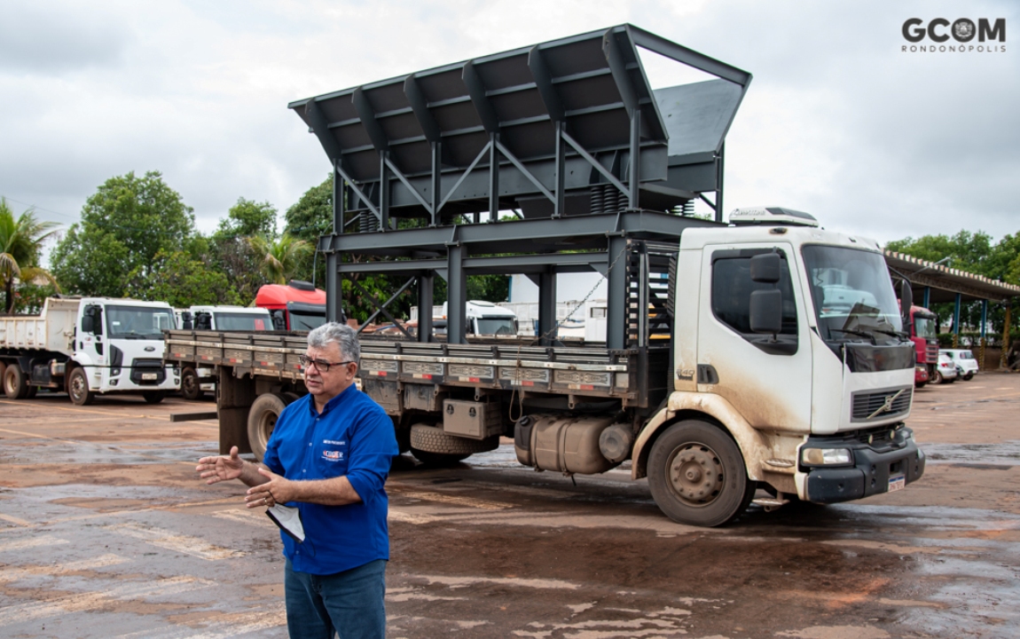 Coder recebe primeira parte da usina de reciclagem de resíduos de construção de Rondonópolis