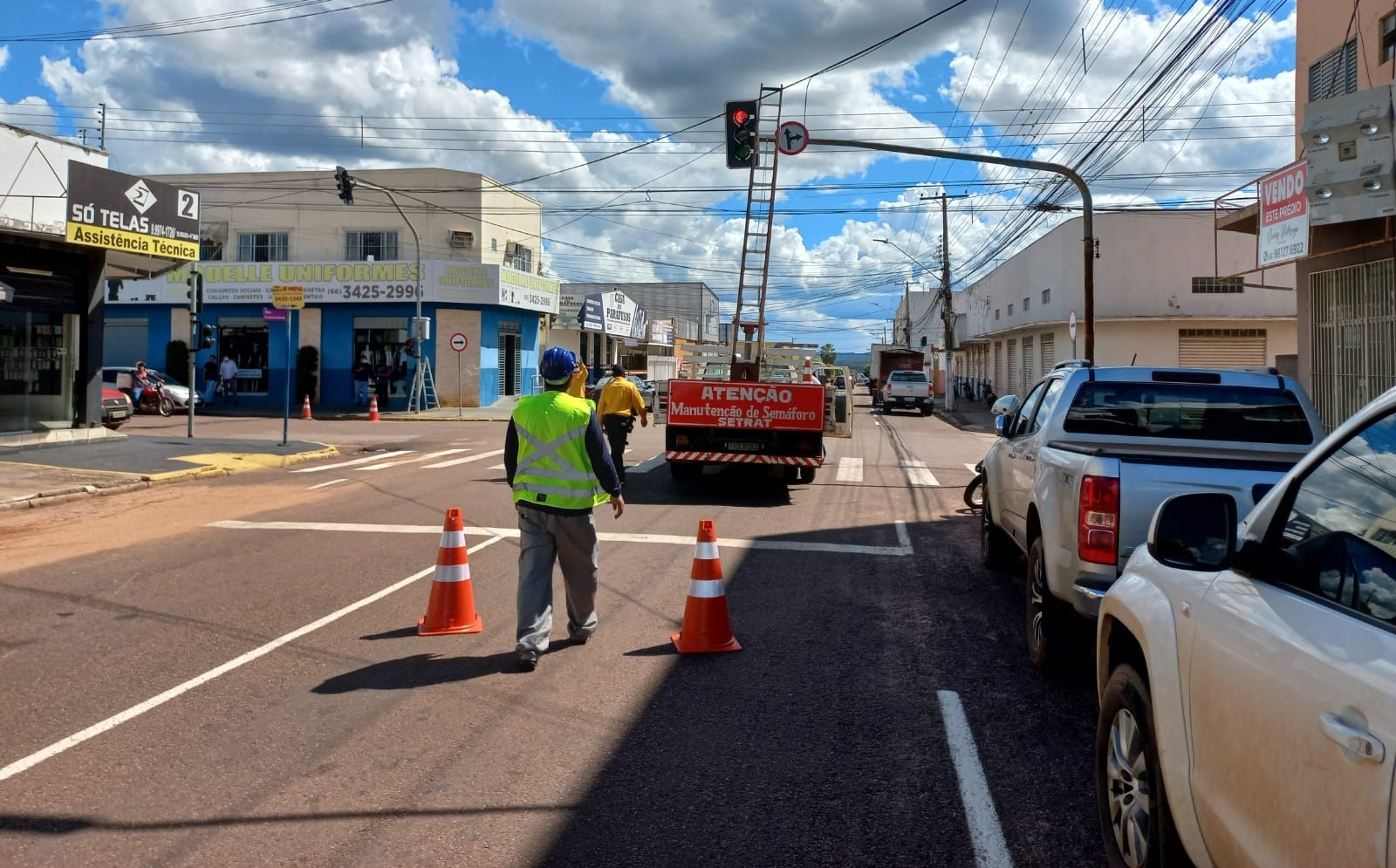 Setrat prossegue com os trabalhos de sincronização semafórica na cidade