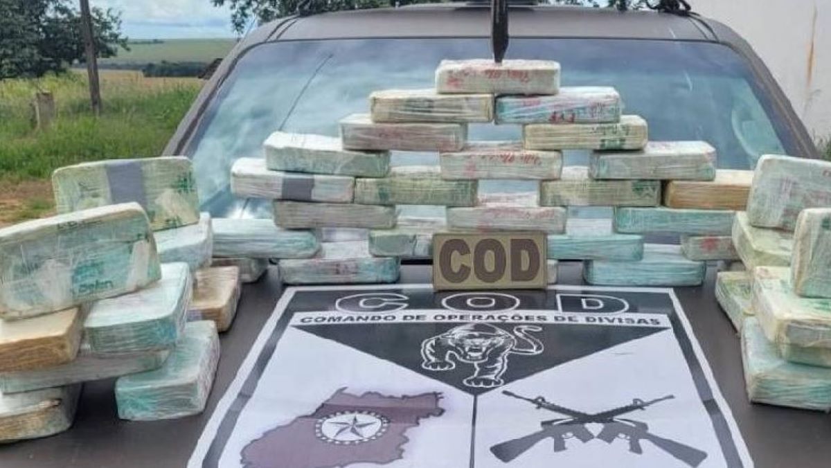 Operação conjunta desmantela quadrilha que transportava carga milionária de cocaína de Mato Grosso para Goiás