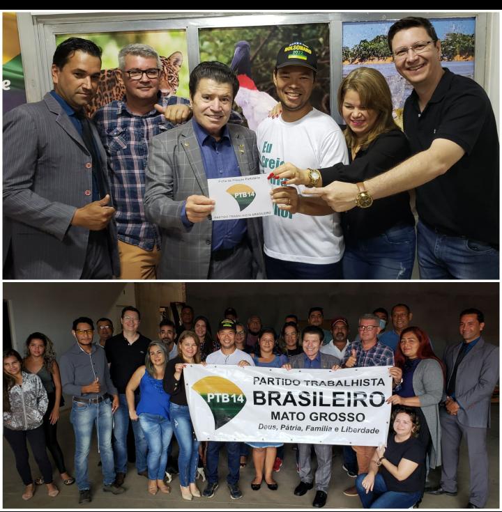 Mato Grosso | Nakamoto filia no PTB