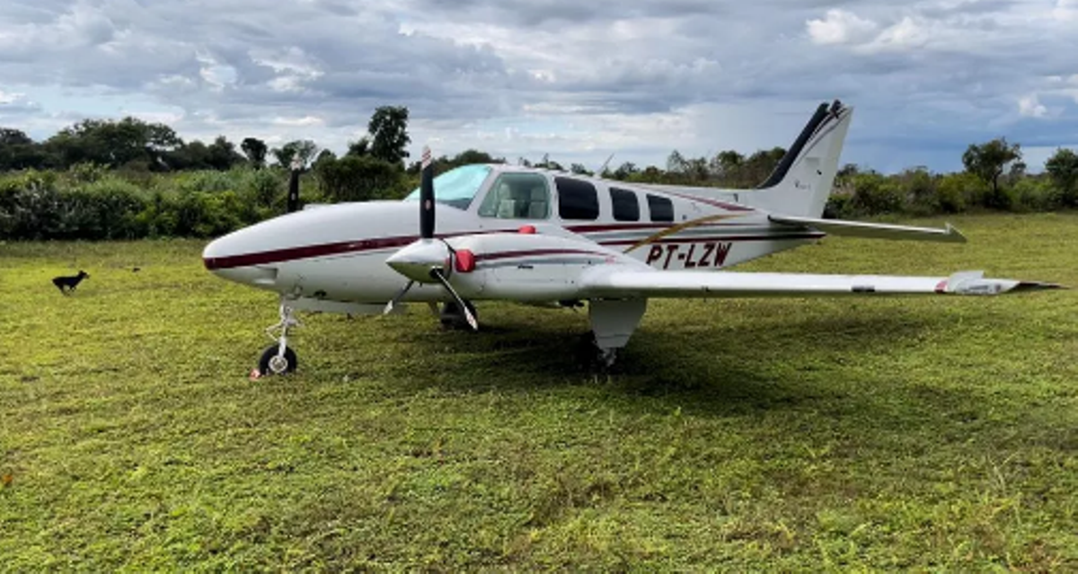Piloto é preso e tem avião apreendido após transportar drogas da Bolívia para Mato Grosso