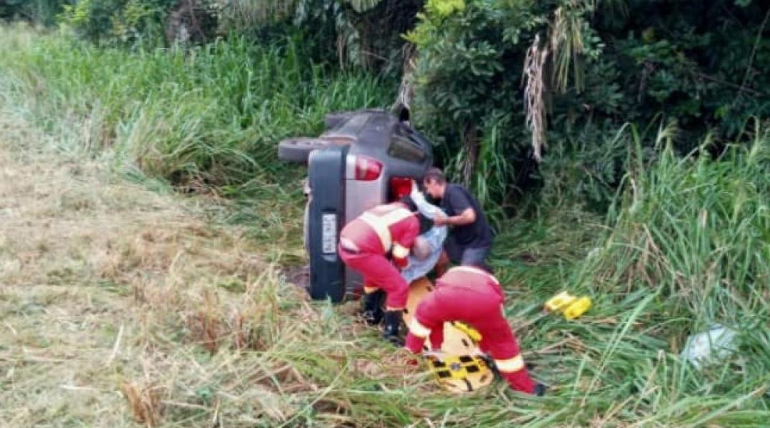 Primavera do Leste | Idoso morre após perder controle e capotar carro em rodovia