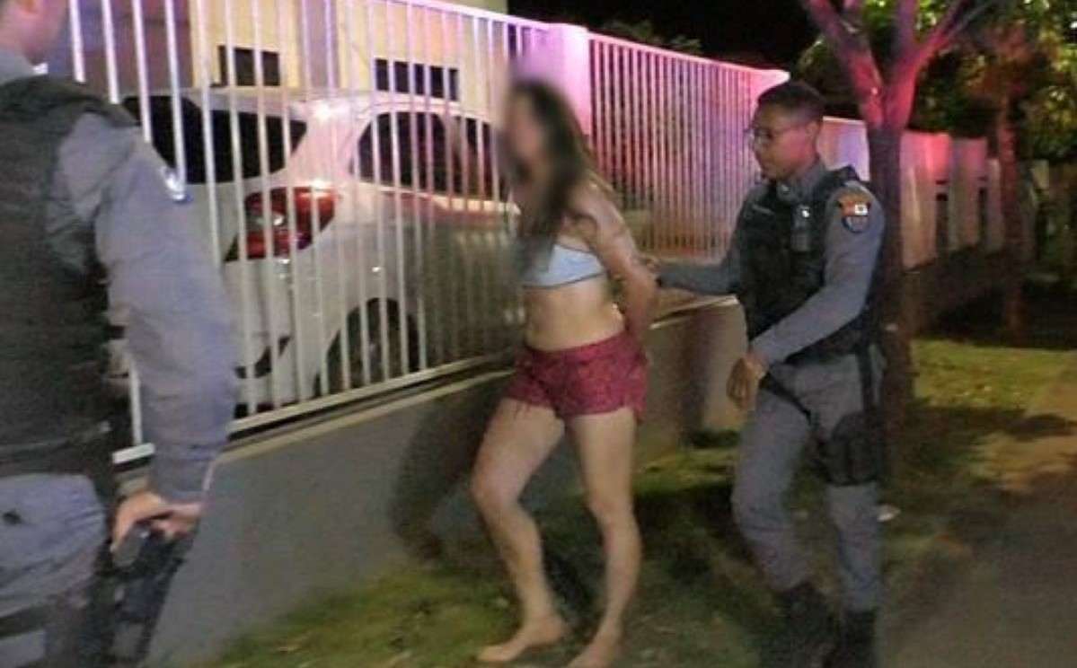 Nova Mutum | Mulher é presa após esfaquear marido e agredir policiais