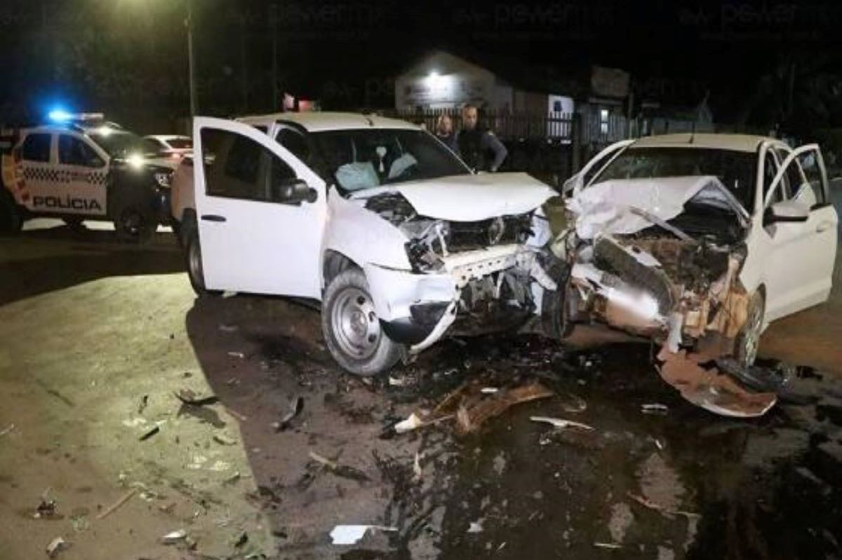 Nova Mutum | Quatro pessoas ficam feridas após colisão entre dois veículos