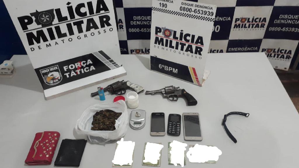 Cáceres | PM prende quadrilha e recupera objetos furtados por organização criminosa