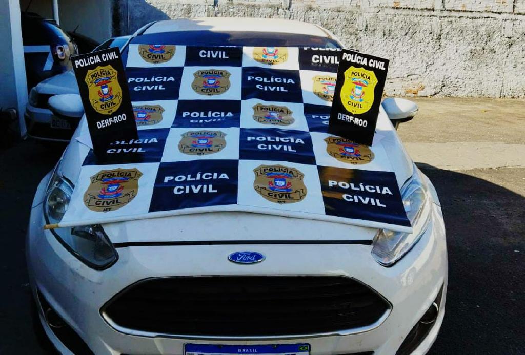 Polícia Civil recupera veículo furtado e prende receptador em Rondonópolis