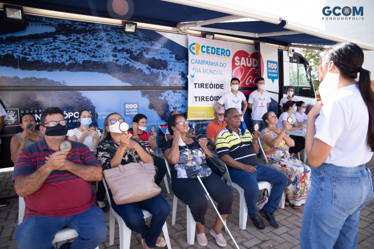 Cedero realiza ação durante Semana Internacional da Tireoide com atendimento ao público