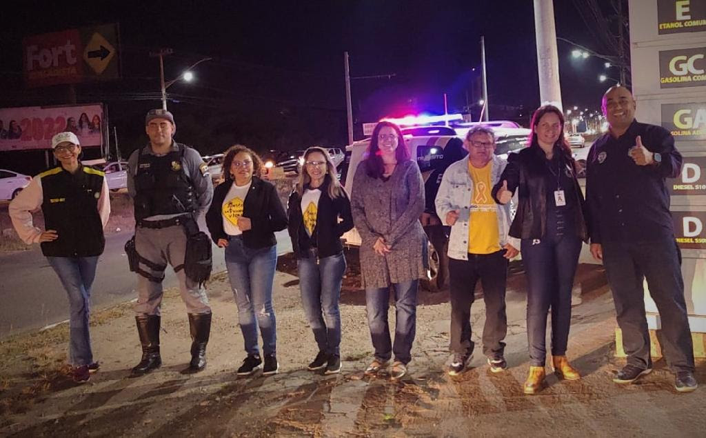 Ações da campanha Maio Amarelo são realizadas em todo Estado