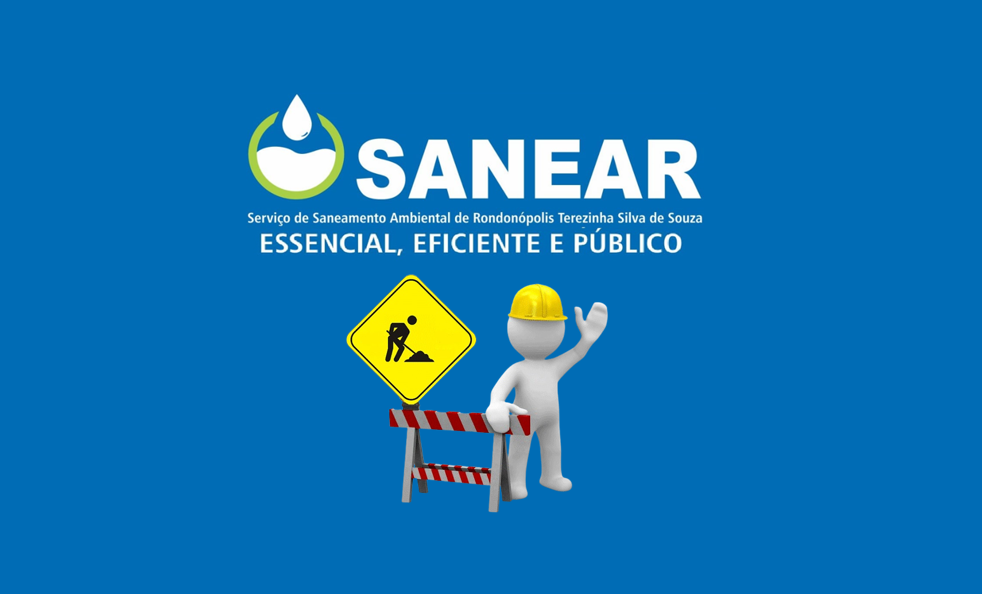 Sanear realiza serviços na Fernando Correia da Costa e meia pista fica interditada