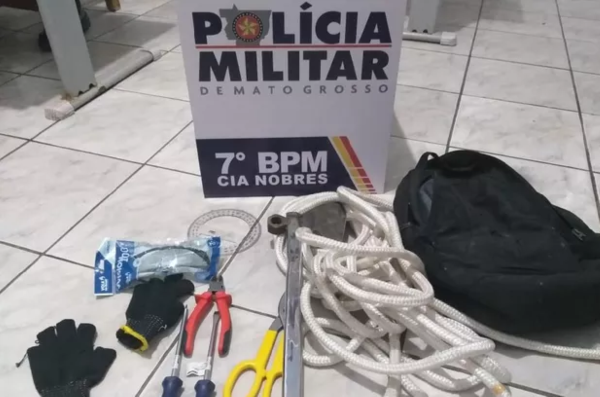 Nobres | Dois adolescentes tentam furtar agência bancária e são apreendidos
