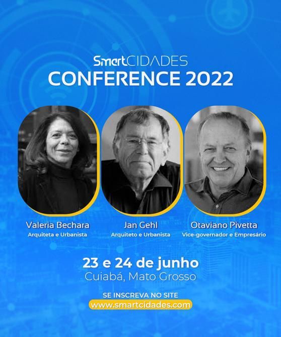 Evento sobre cidades inteligentes que contará com palestra de arquiteto e urbanista dinamarquês, Jan Gehl começa hoje, em Cuiabá