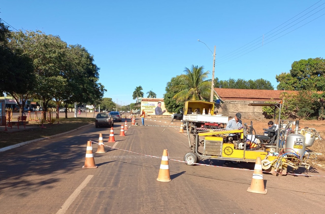 SETRAT reforça sinalização em trecho da Bandeirantes com alto índice de acidentes