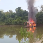 Mato Grosso | Operação desmonta esquema de garimpo ilegal e balsas usadas são incendiadas 6