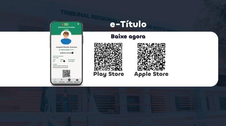 e-Título já é acessado por mais de 369 mil eleitores em Mato Grosso
