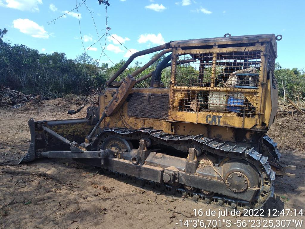 Batalhão Ambiental prende dupla por desmate ilegal e apreende máquinas e munições