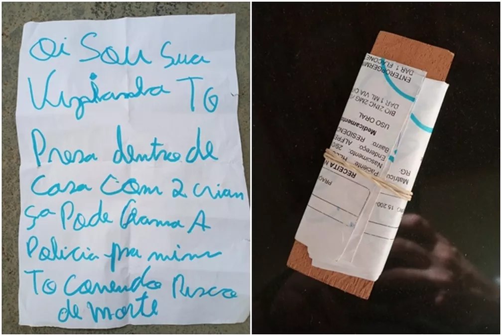 Mulher mantida em cárcere foi resgatada após jogar bilhete com pedido de socorro no quintal de vizinha