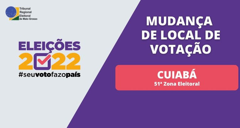 Justiça Eleitoral comunica quatro alterações em locais de votação de Cuiabá
