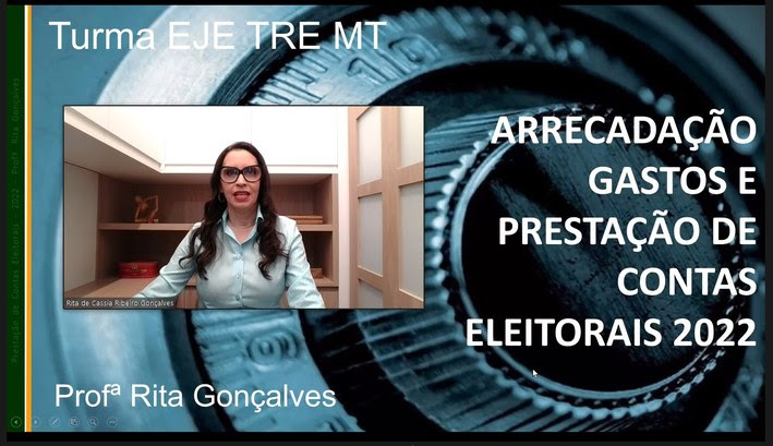 TRE-MT promove curso sobre arrecadação, gastos e prestação de contas eleitorais