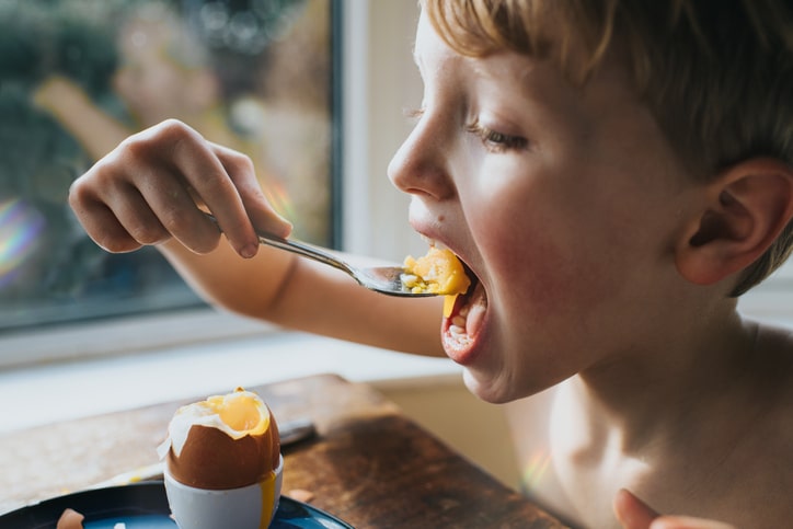 Estudos afirmam que o consumo de ovo na infância ajuda no desenvolvimento do cérebro