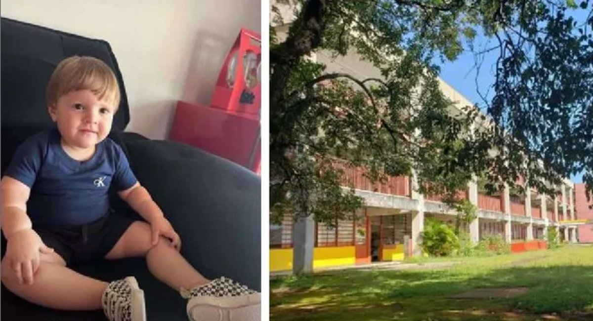 Menino de 1 ano morre após acidente em quadra de creche