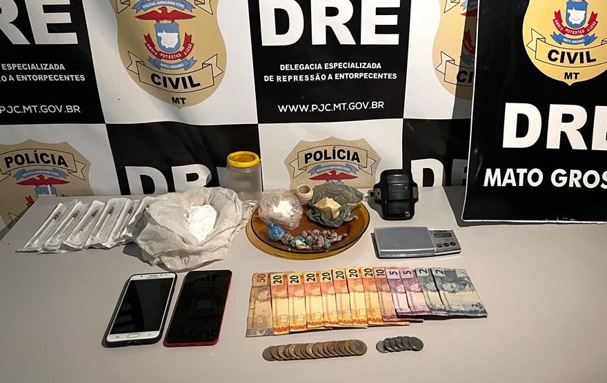 Polícia Civil prende três pessoas envolvidas com comércio de drogas na modalidade drive-thru