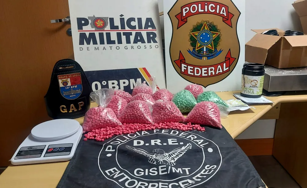 Cuiabá | Homem é preso com mais de 12 mil comprimidos de ecstasy