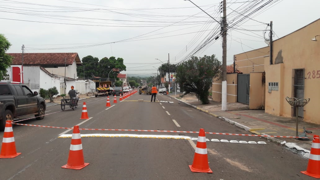 Setrat amplia sinalização no centro para diminuir acidentes
