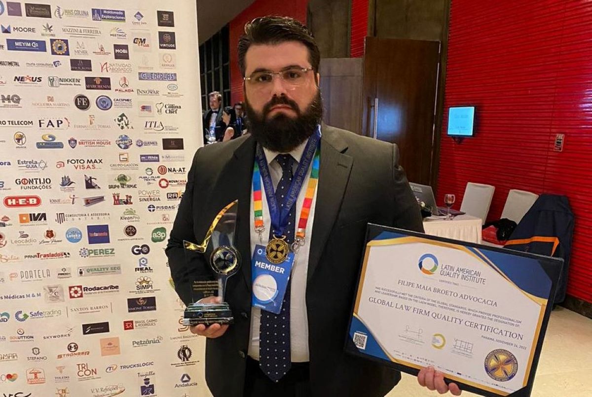 Pelo terceiro ano consecutivo, advogado de MT recebe prêmio internacional Latin American Quality Awards 2022