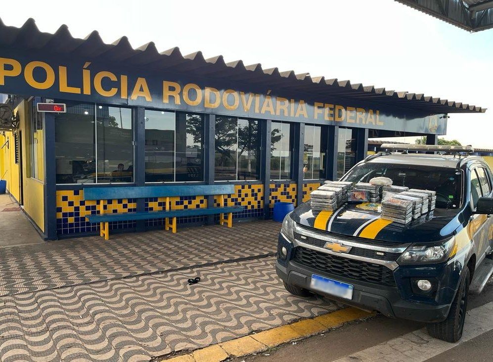 Rondonópolis | PRF apreende cerca de 50 kg de cocaína