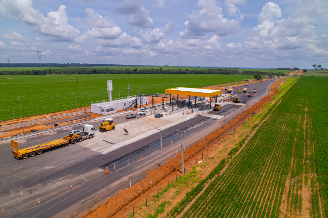 Via Brasil BR-163 inicia teste de praças de pedágio no Mato Grosso