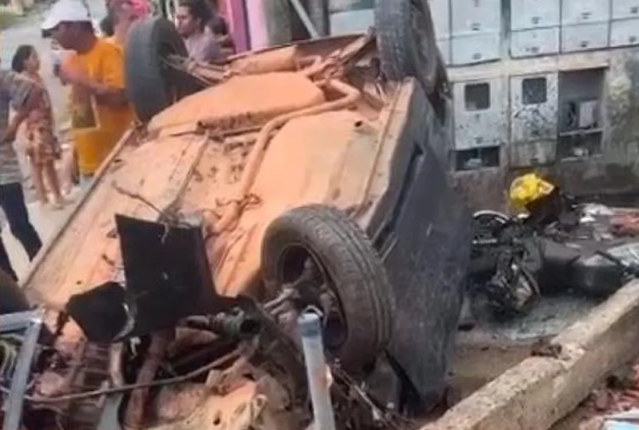 Cuiabá | homem perde controle de carro, bate em árvore e morre