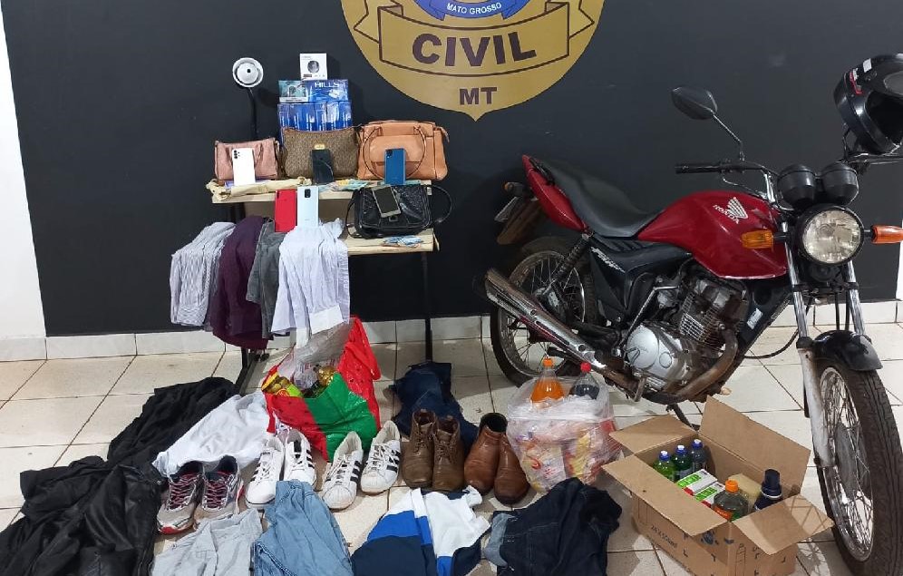 Polícia Civil prende autor de furtos em série contra mulheres em Tangará da Serra