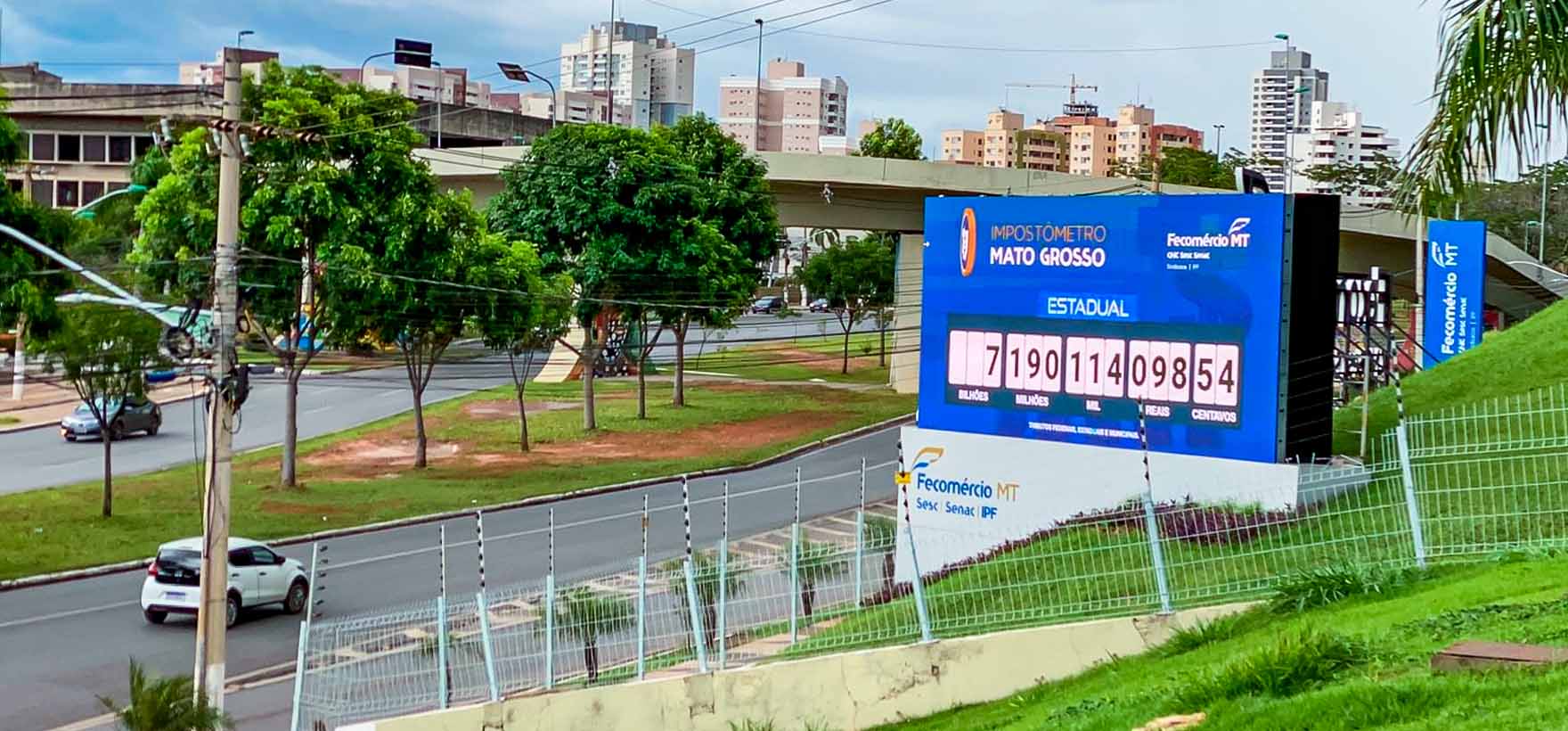 Impostômetro: arrecadação de tributos em Mato Grosso está 5,8% superior a 2022