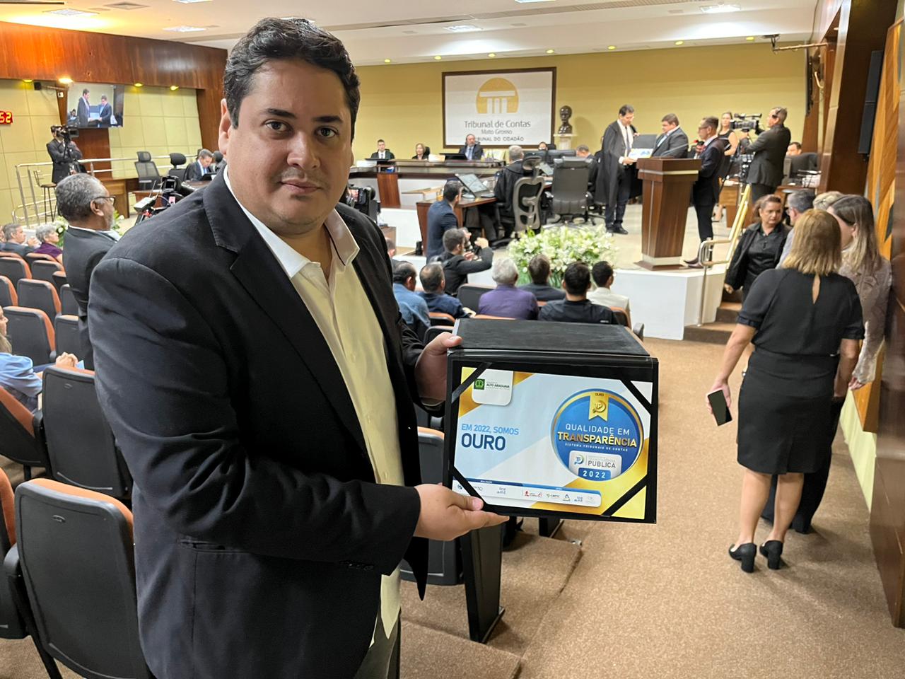 Prefeitura de Alto Araguaia recebe certificado do Programa Nacional de Transparência Pública através do TCE-MT