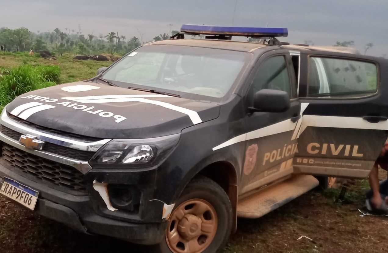 Polícia Civil prende em Colniza pai e filhos investigados por homicídio qualificado