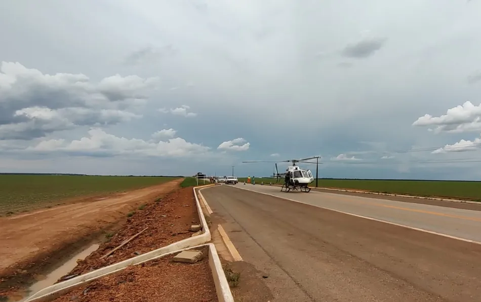 Sorriso | Trabalhador cai em silo de soja e é resgatado em estado grave
