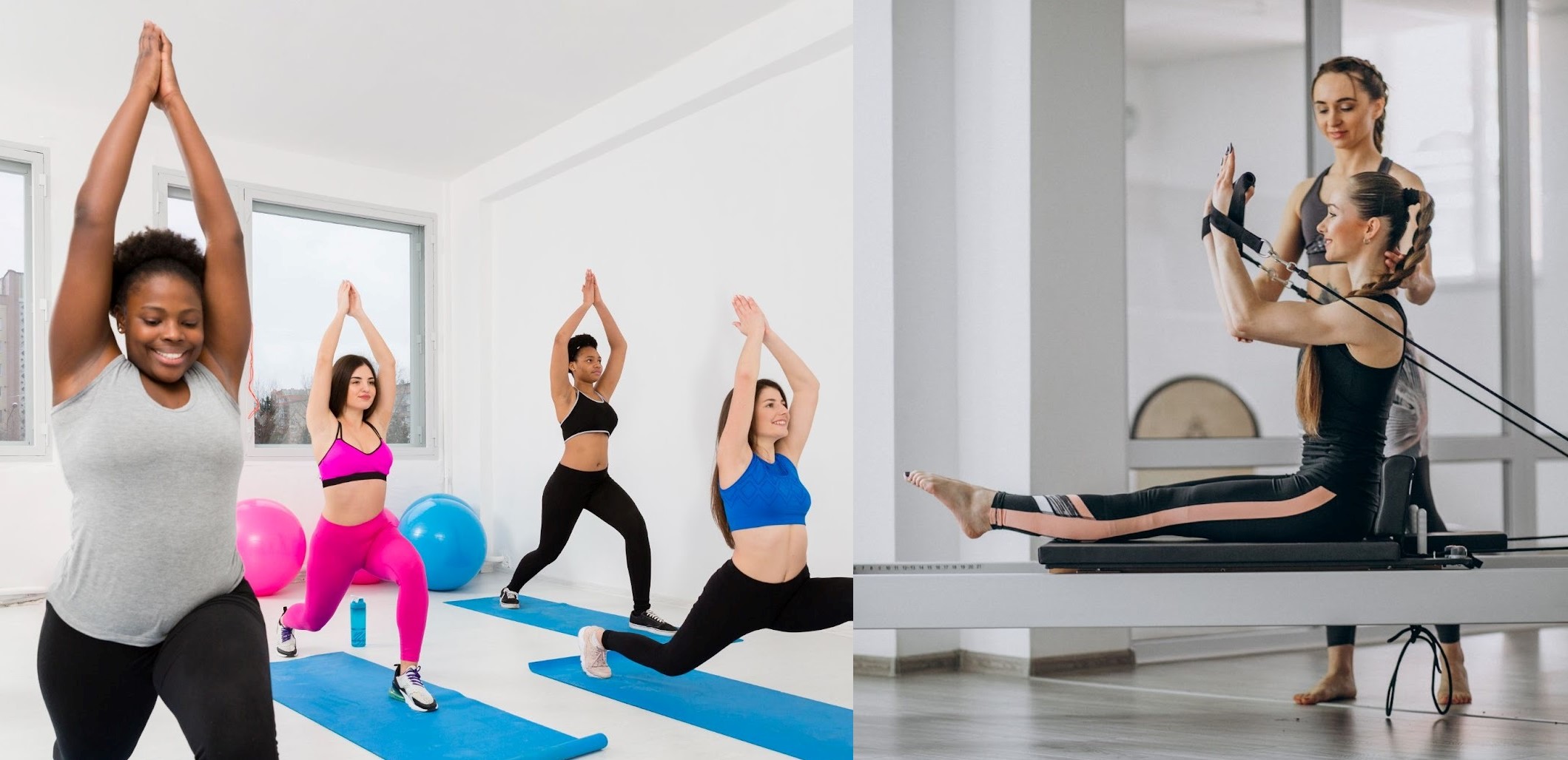 Sabe as diferenças entre yoga e pilates? Modalidades de baixo impacto atuam no condicionamento corporal e menta
