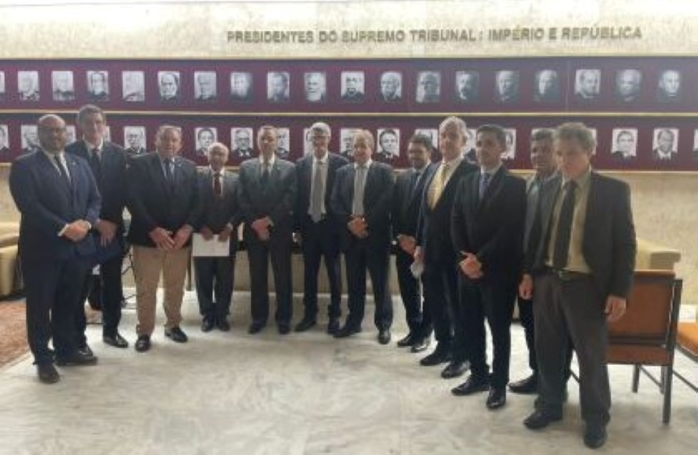 Deputados entregam relatório sobre divisa MT/Pará a ministro do STF