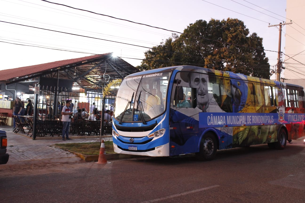 Ônibus do Legislativo vai percorrer toda a cidade e garantir a participação popular
