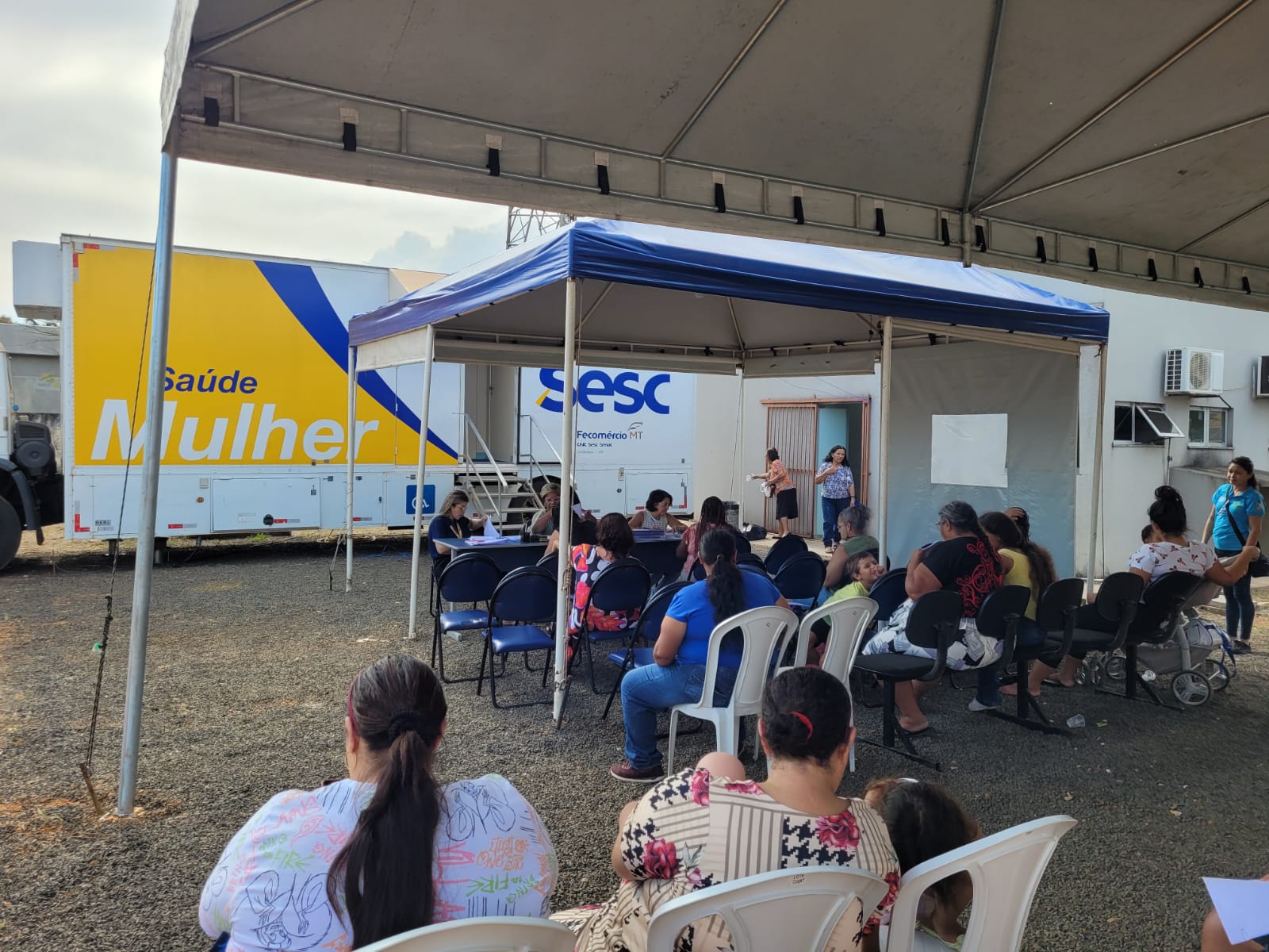 Unidade móvel do Sesc-MT oferece exames gratuitos em Alto Araguaia