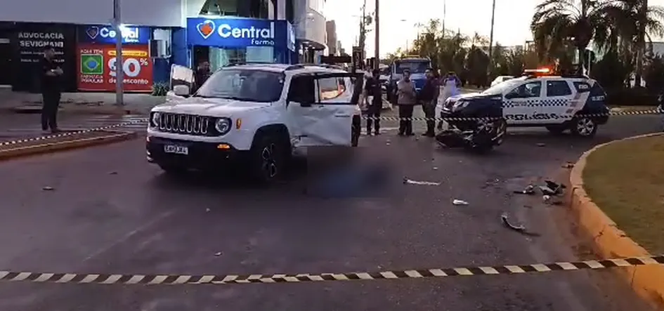 Sinop | Colisão entre carro e moto deixa jovem de 19 anos morto